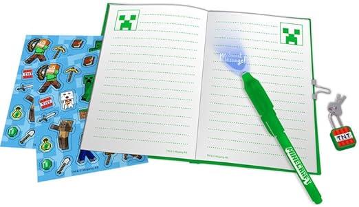 Minecraft Kids Magic Pen & Secret Diary Gift Set