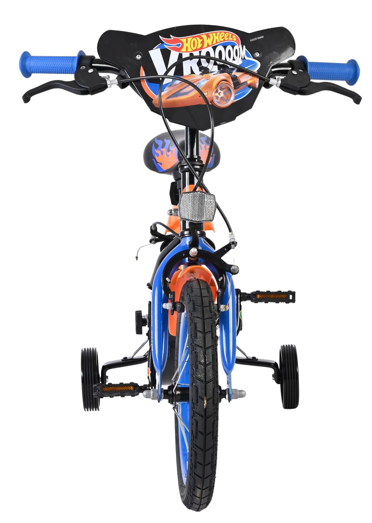 Hot Wheels Children's 14 Inch Two hand brakes  Bike - Black