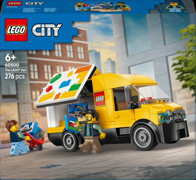 LEGO City: The LEGO Van Toy with 2 Minifigures 60500