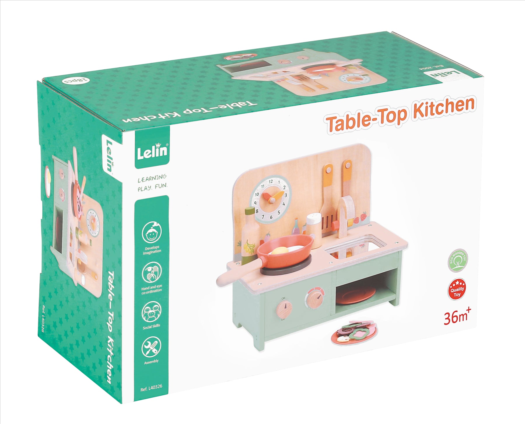 Lelin  Wooden Table-Top Kitchen