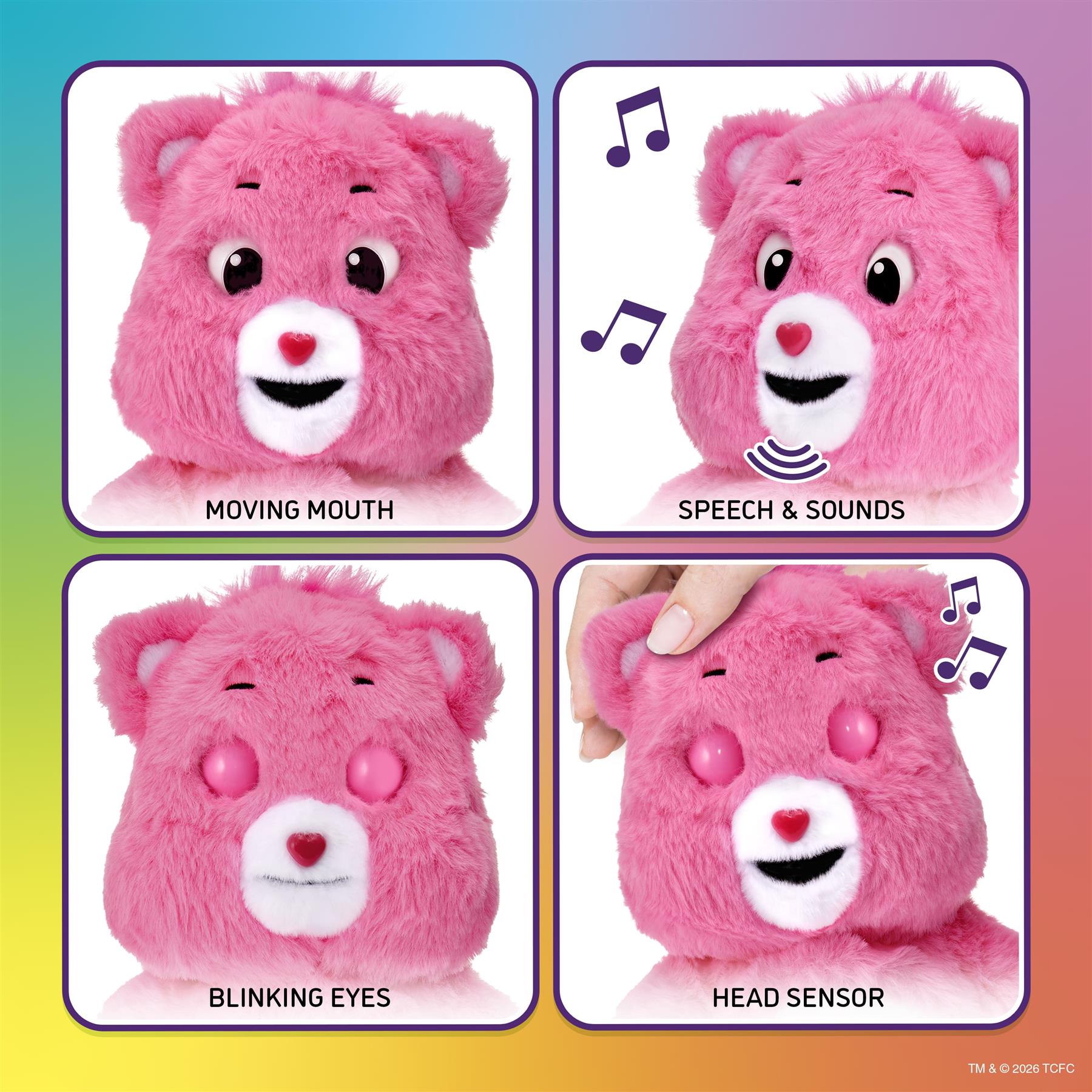 Care Bears Cheer Palm Puppetronic Plush
