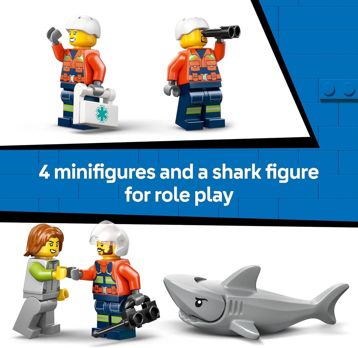 LEGO City Coast Guard Helicopter Building Toy 60503