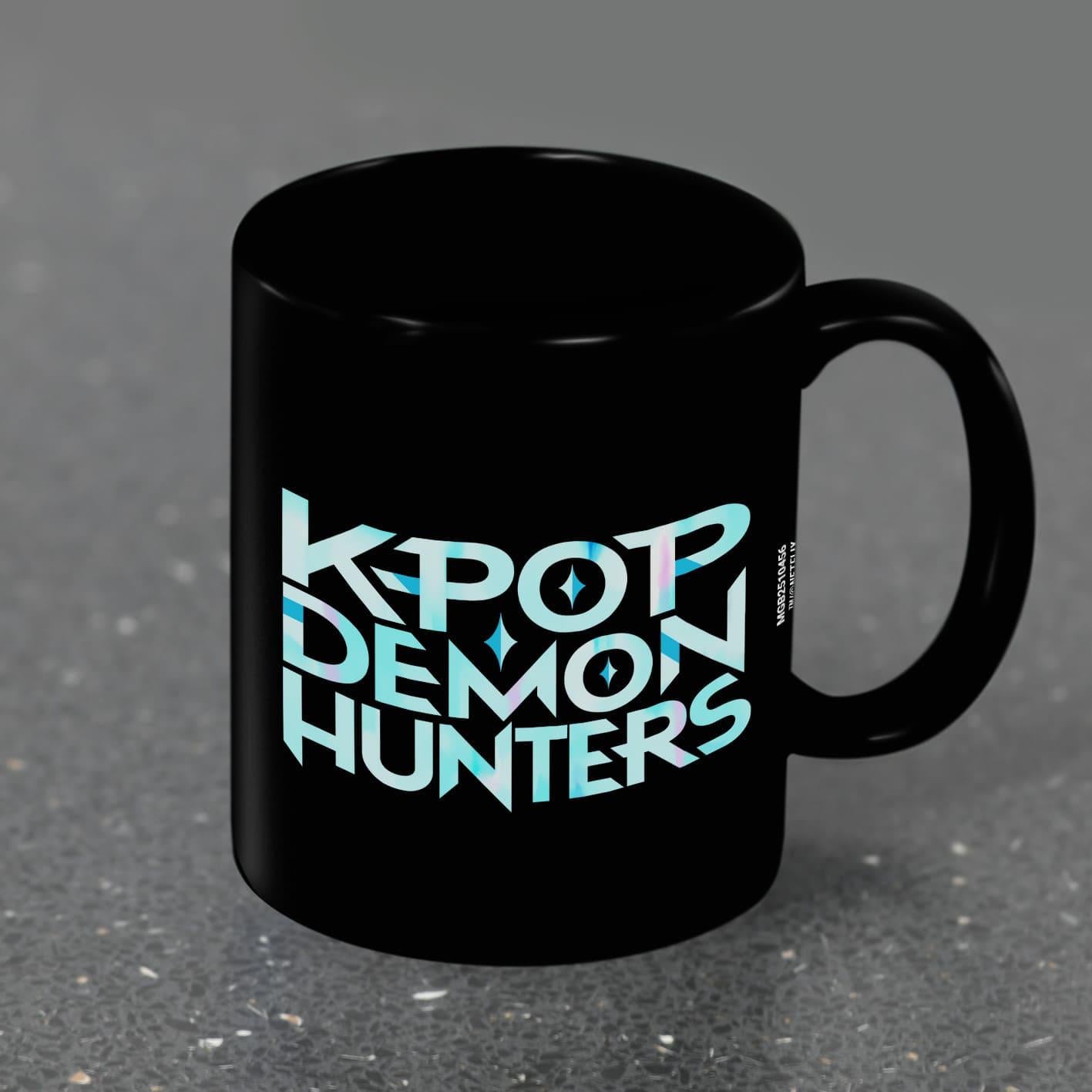 K-POP Demon Hunters K-POP Logo Black Pod Mug
