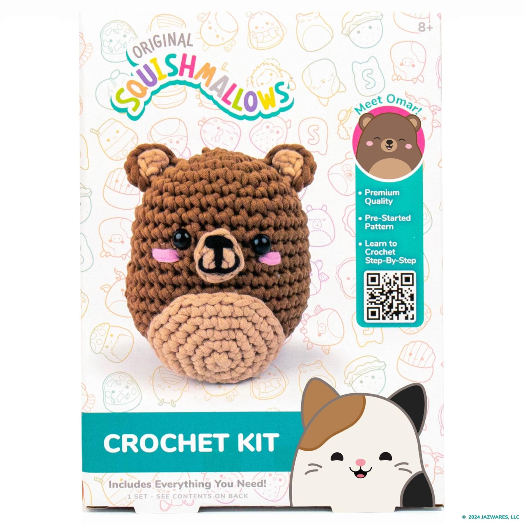 Original Squishmallows - Omar the Bear Crochet Kit