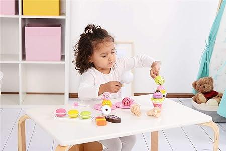Lelin Wooden Ice Cream Selection Playset