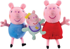 Peppa Pig Peppa, George & Evie 3-Pack Plush