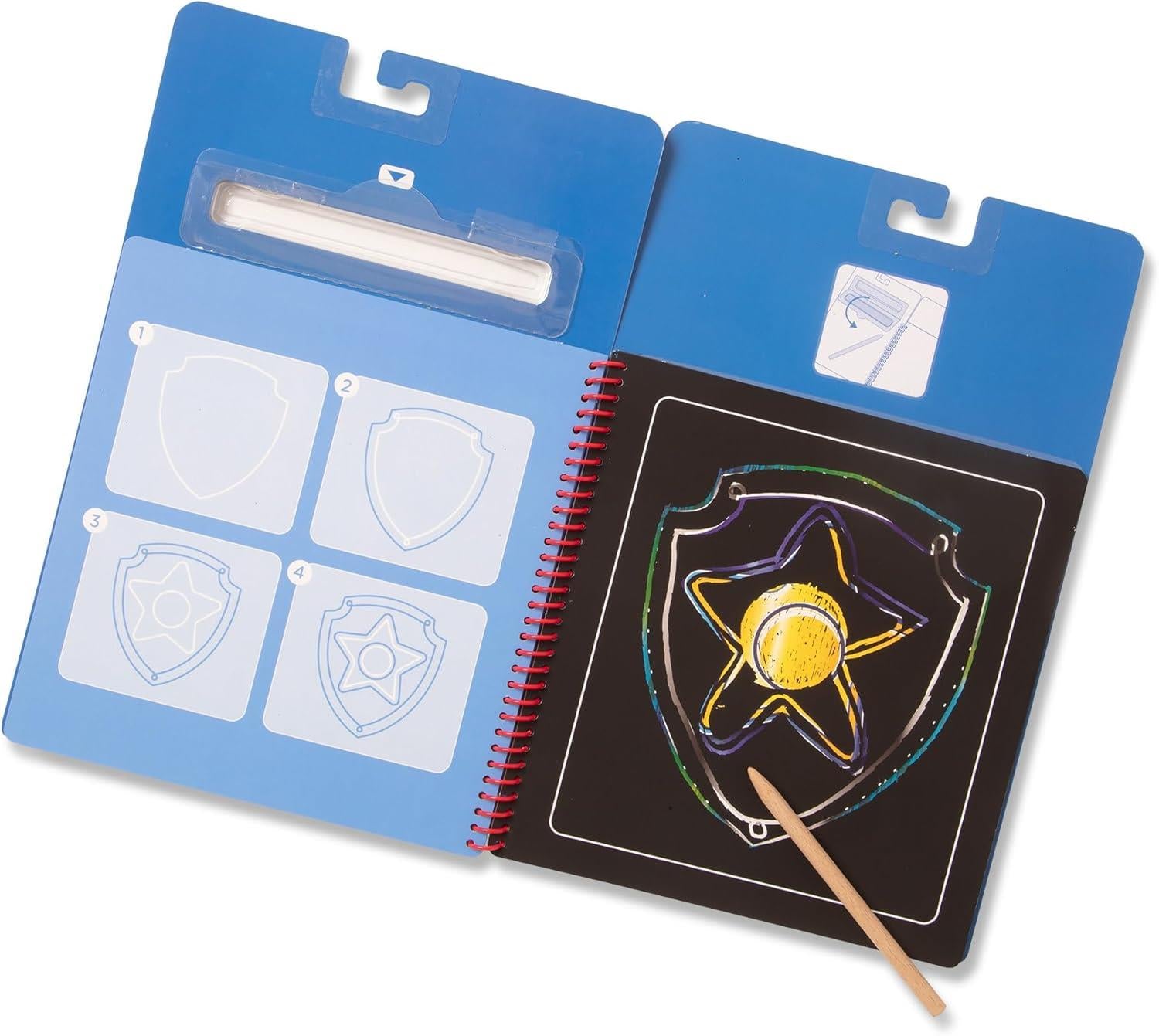 Melissa and Doug PAW Patrol Scratch Art Pad - Chase