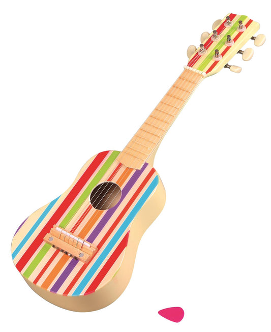Lelin Wooden Guitar - Striped