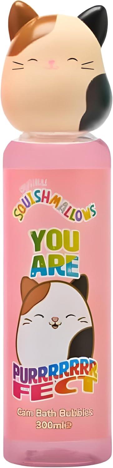 Squishmallows 300ml Bath Bubbles with Topper Gift