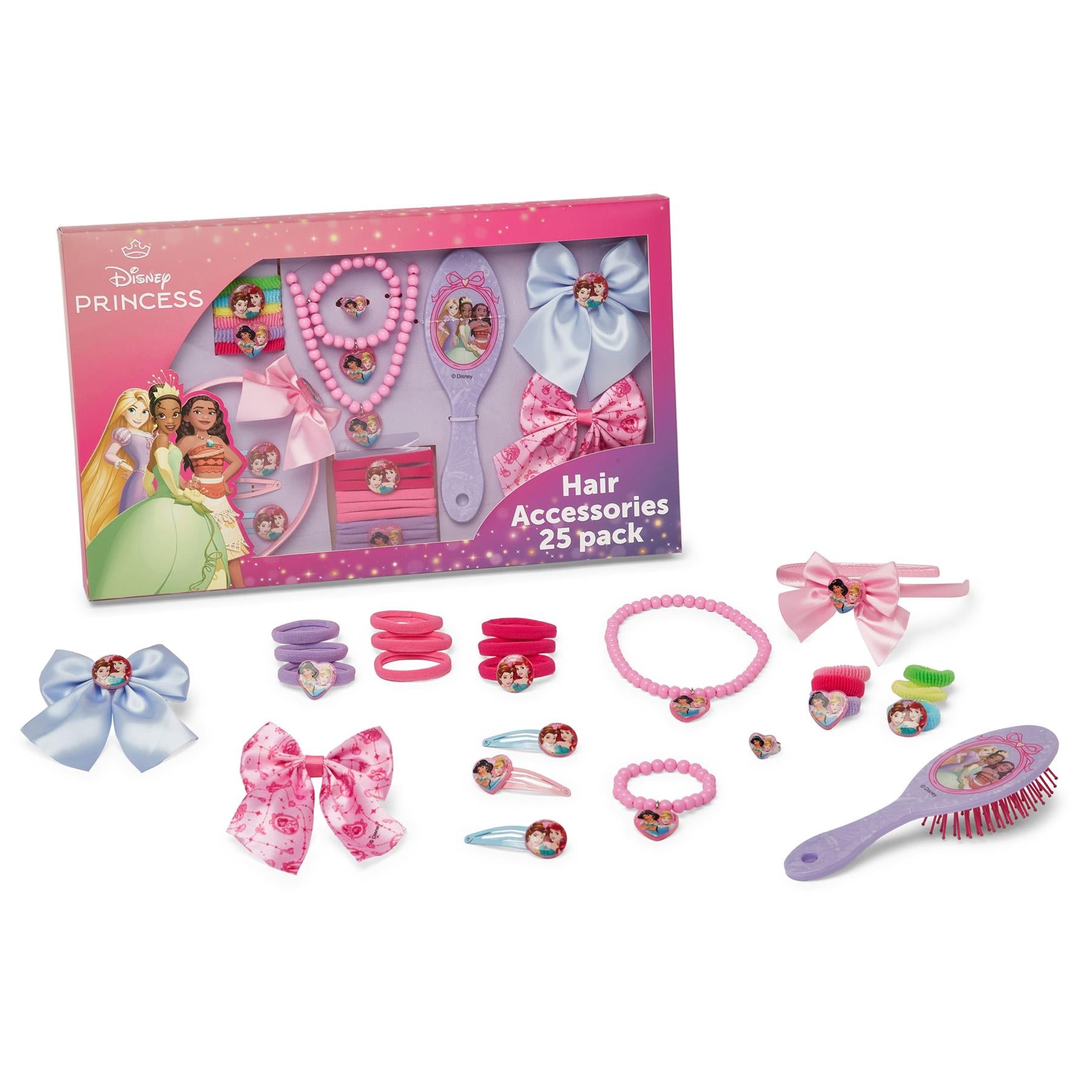 Disney Princess 25 Piece Hair Accessory Set
