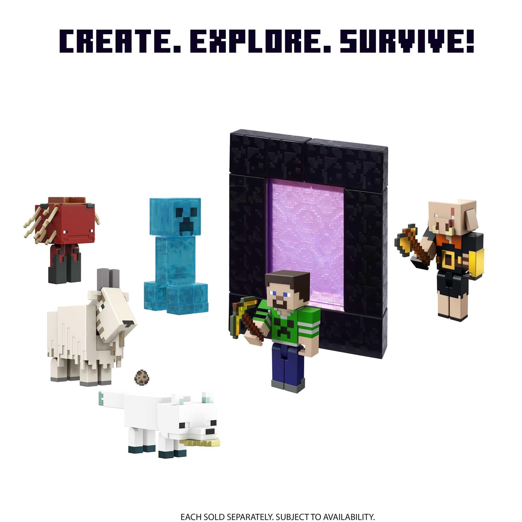 Minecraft Action Figures Assortment - Steve