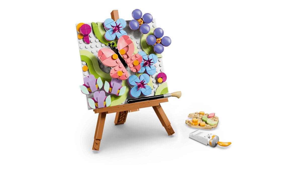 LEGO Creator Floral Art Decor Painting 31390