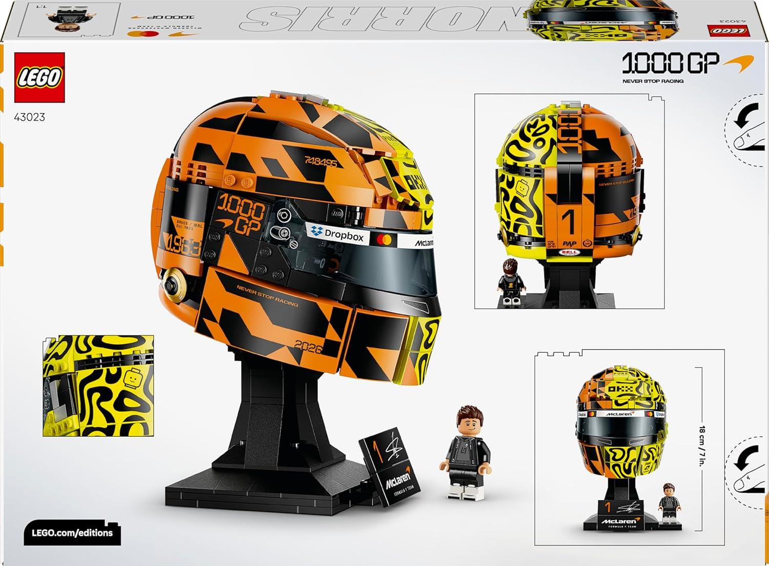 LEGO Editions McLaren Mastercard F1 Team Lando Norris Helmet 43023