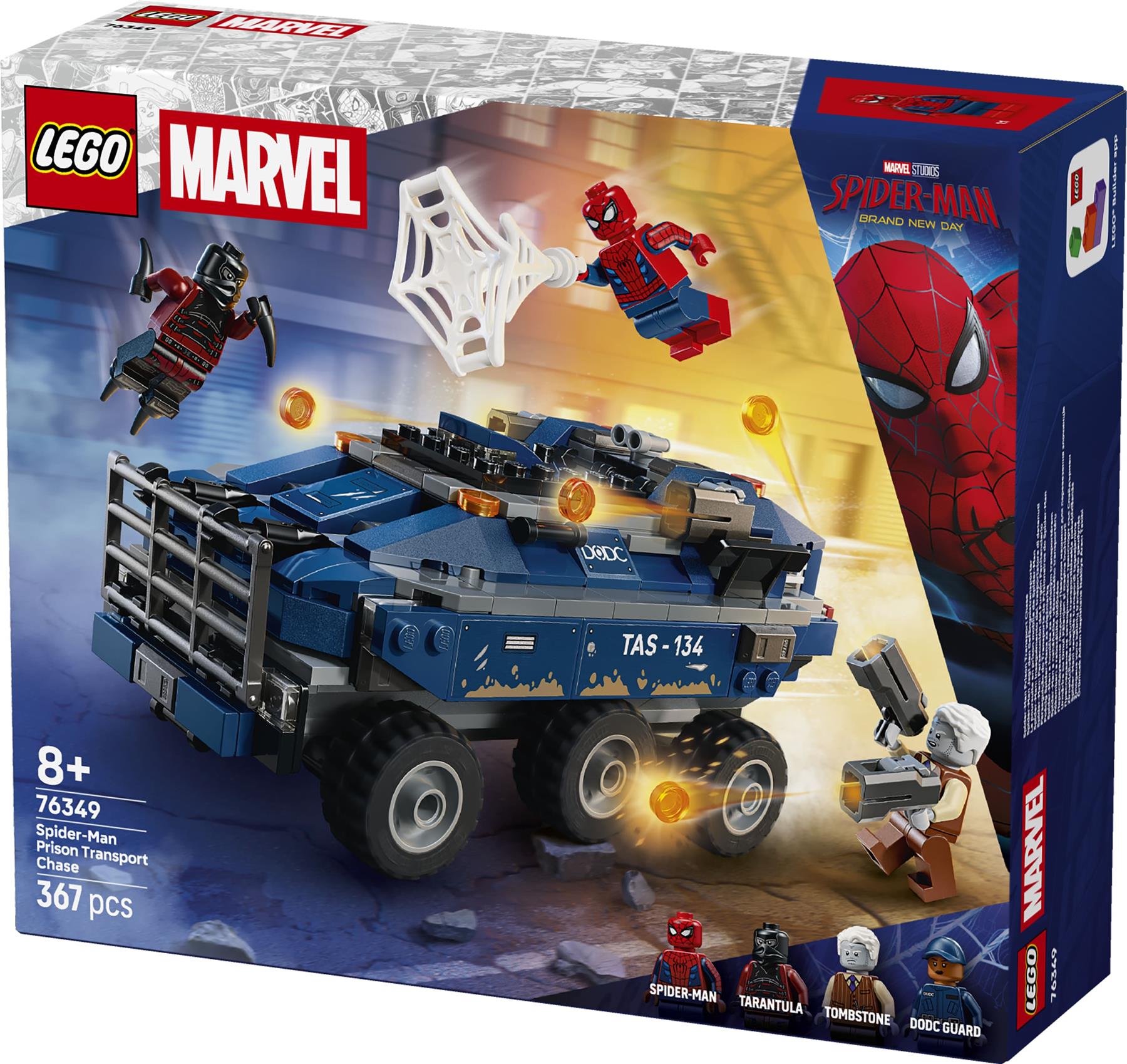 LEGO Marvel Spider-Man Prison Transport Chase 76349