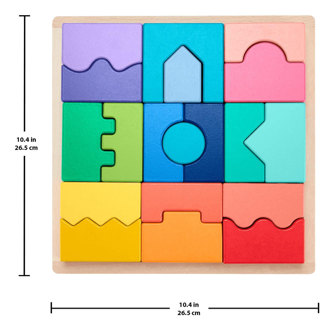 Fisher-Price Wooden Interlocking Blocks