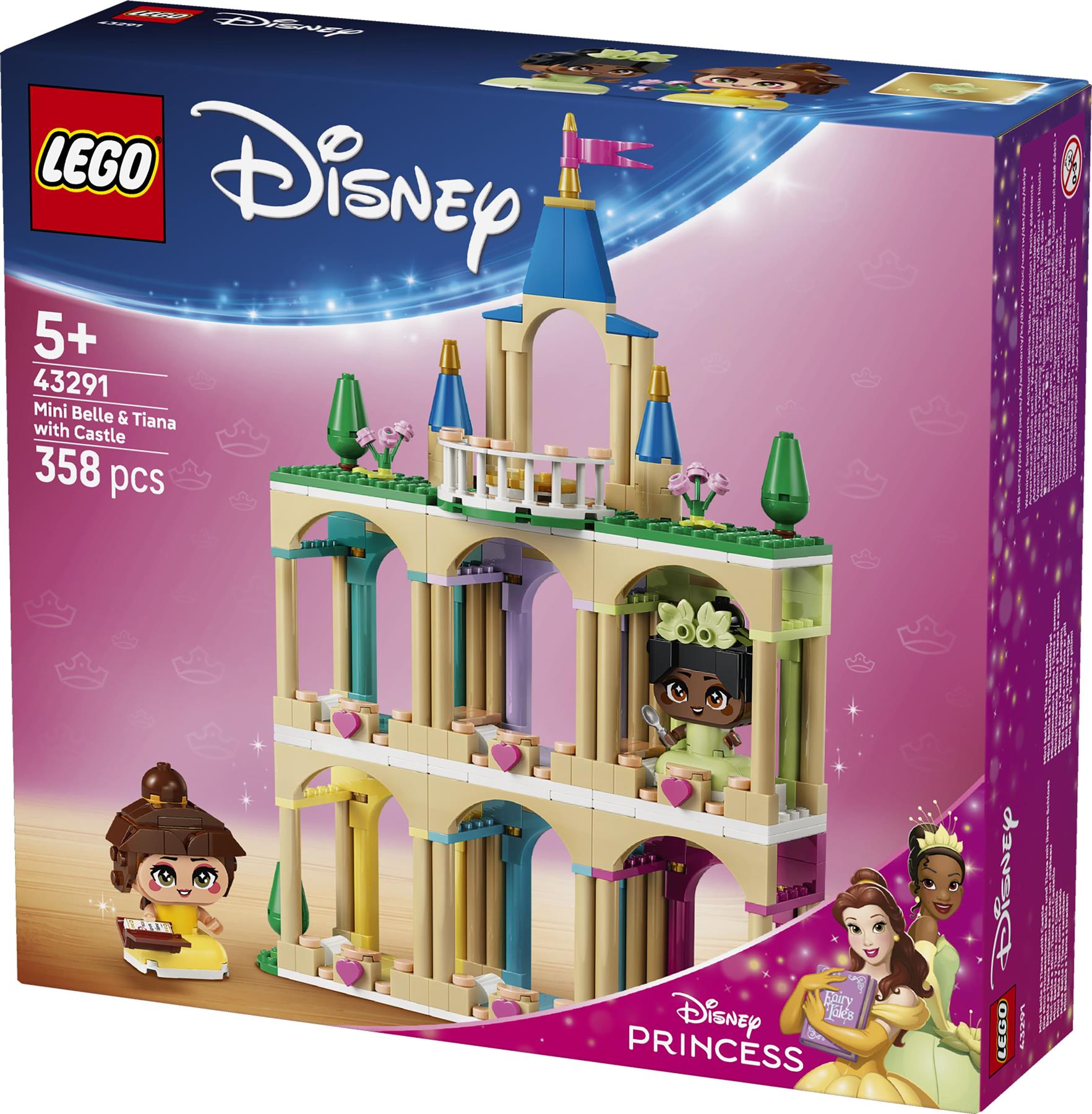 LEGO Disney Princess Mini Belle & Tiana with Castle 43291