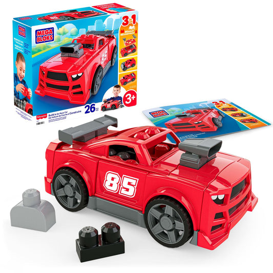 MEGA Bloks Build & Go Race Car Block Toy