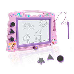 PAW Patrol Magnetic Drawing Board with Stylus and 3 Stamps - Pink
