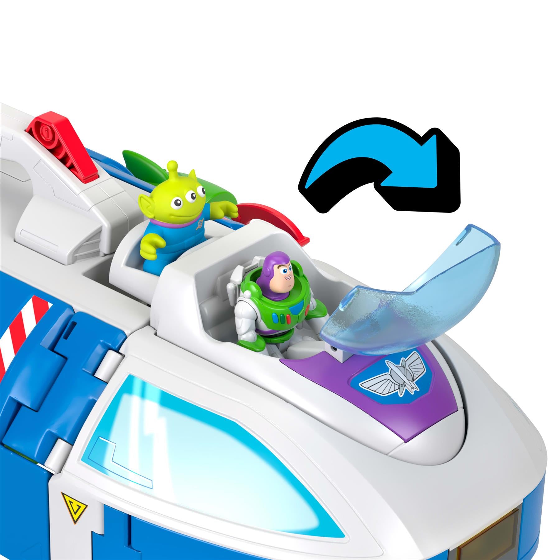 Imaginext Toy Story 3-in-1 Transforming Buzz Lightyear Ship