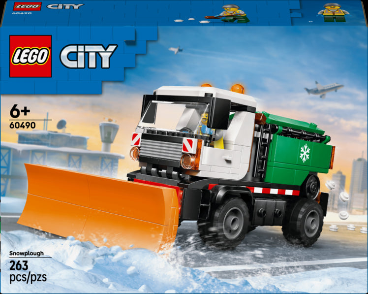 LEGO City Snowplough Truck Toy Building Set 60490