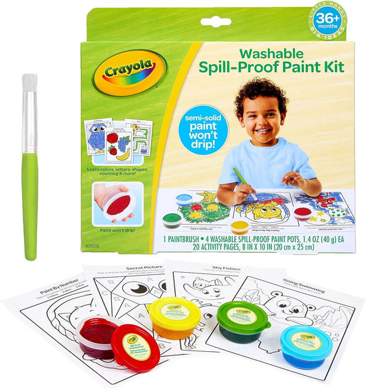 Crayola Spill Proof Washable Paint Set