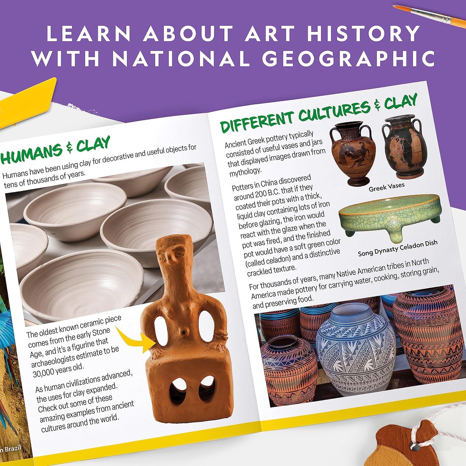 National Geographic Ornament Air Dry Modelling Clay Kit