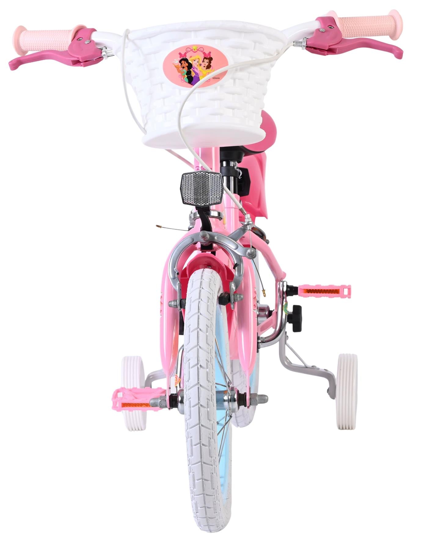 Disney Princess Children's 14 inch Two Hand Brake Bike - Pink