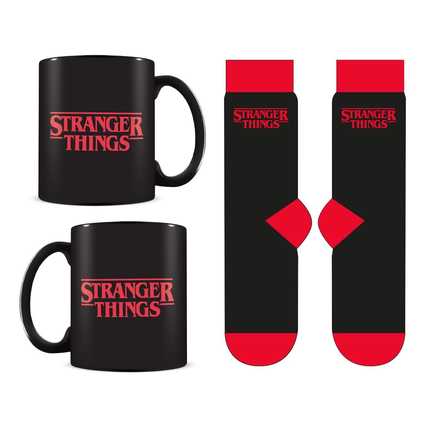 Stranger Things Logo Mug & Sock Set