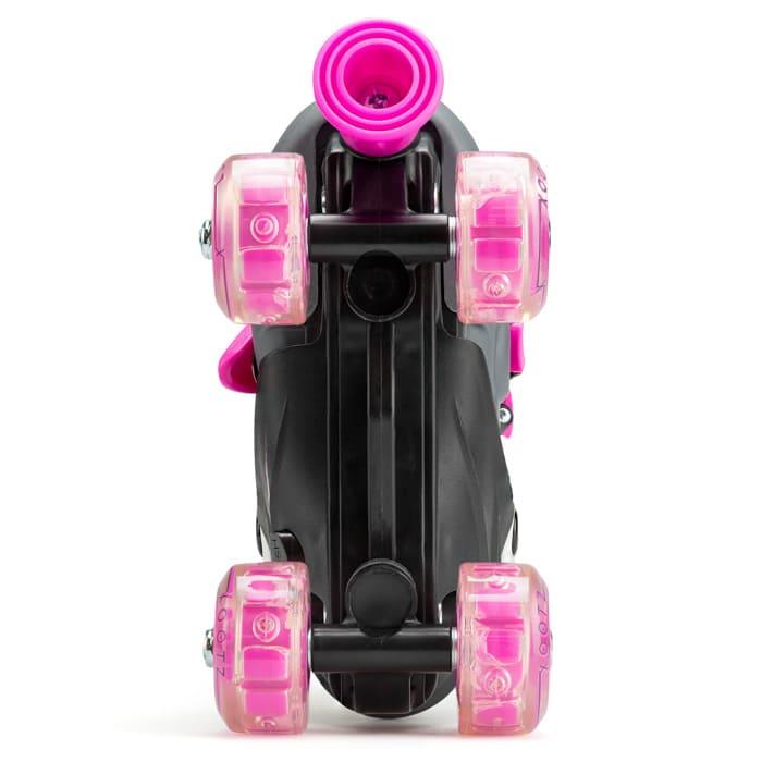 Xootz Quad Led Pink Skates - Medium