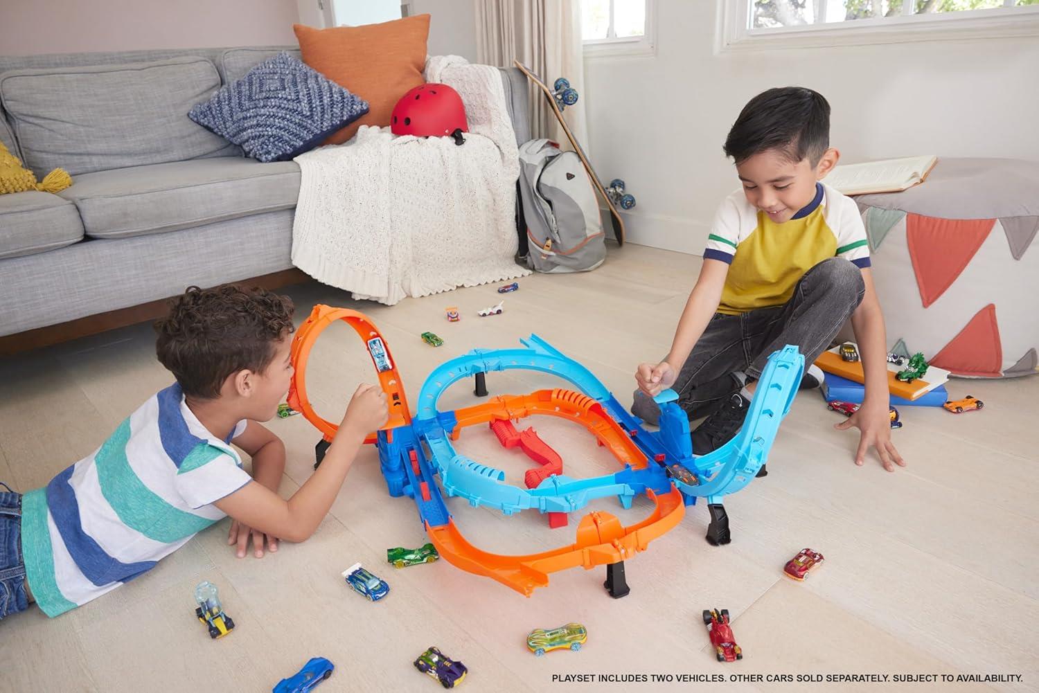 Hot Wheels Ultra Hots Blast Launch Face-Off Track Set
