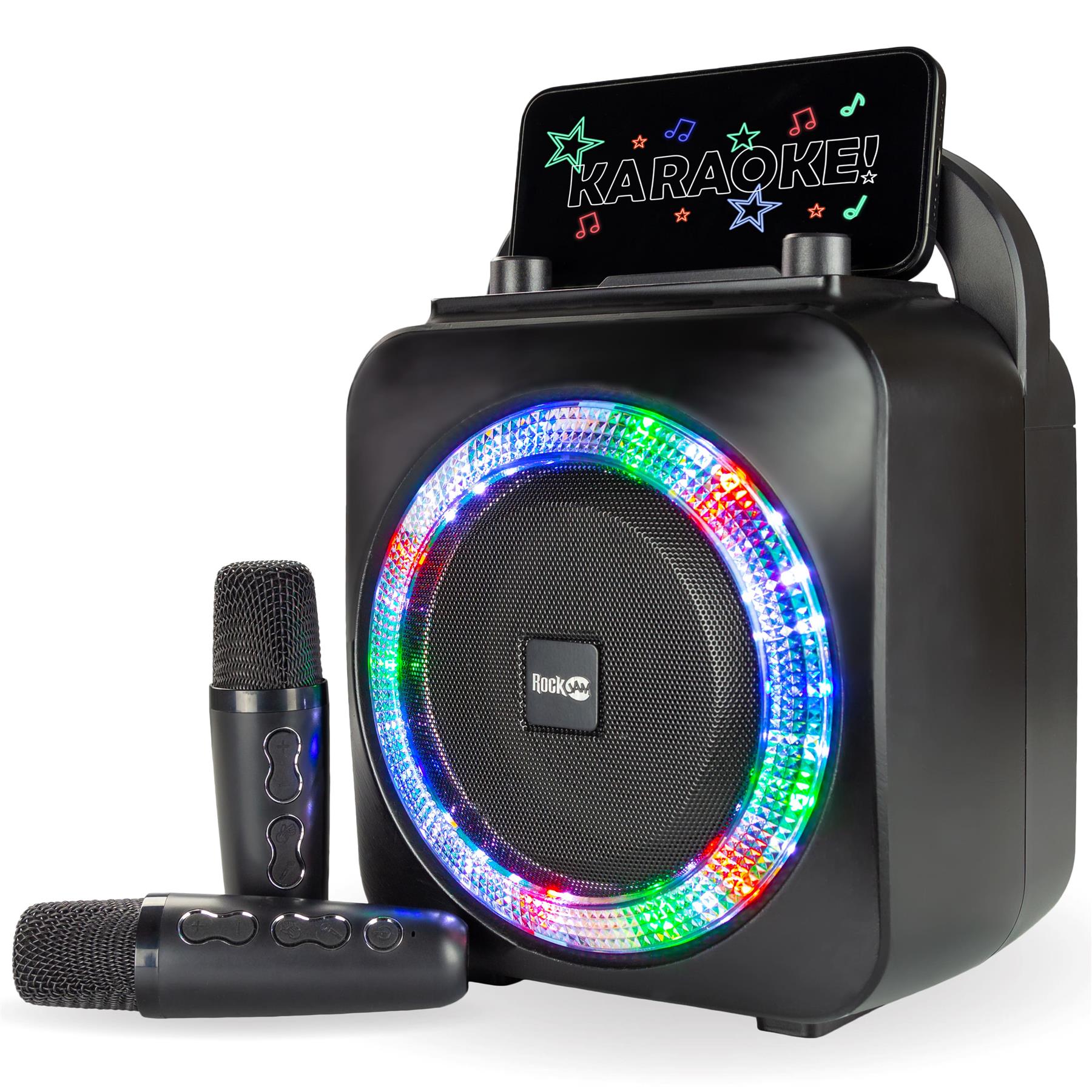 PDT RockJam Party Speaker with Two Wireless Microphones