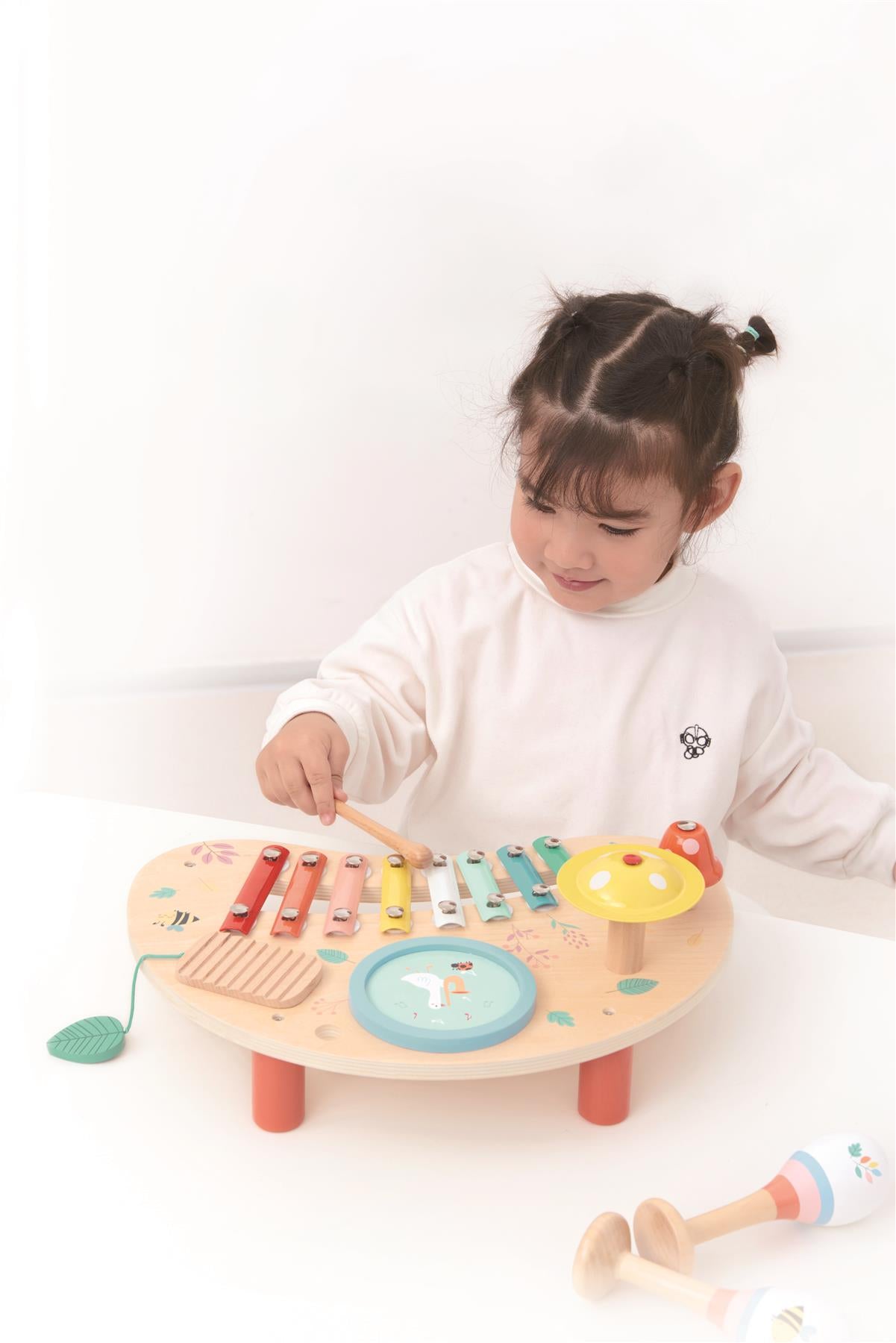 Lelin Wooden Music Table