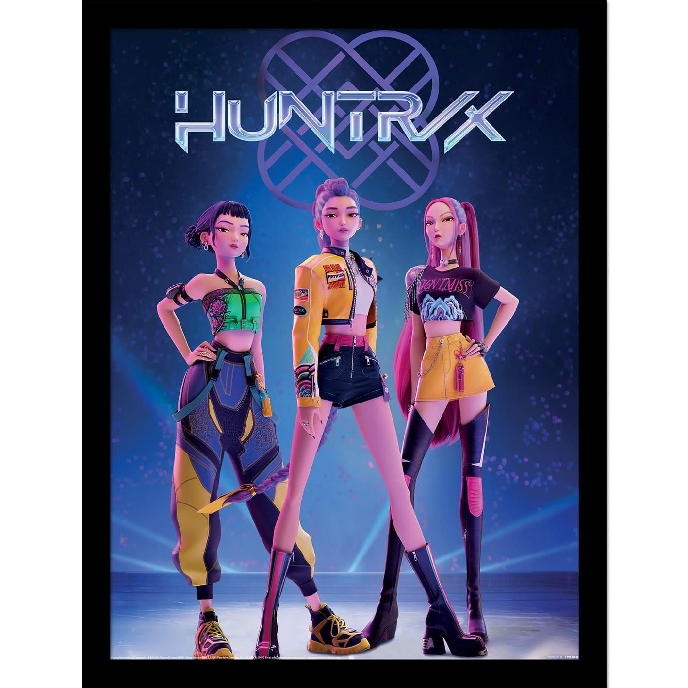 KPop Demon Hunters Huntrix Framed Collector Print