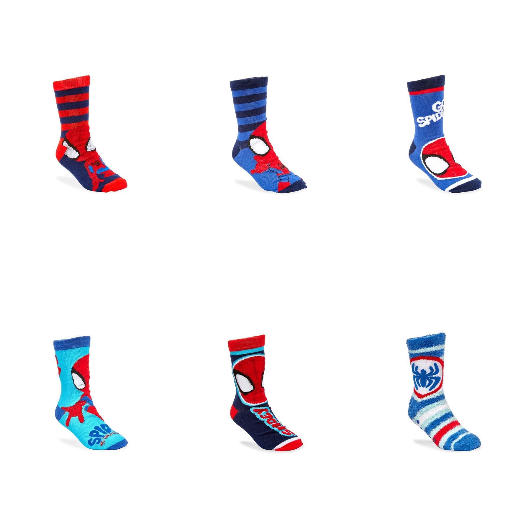 Spidey & Friends Christmas Cracker Socks - Pack of 6