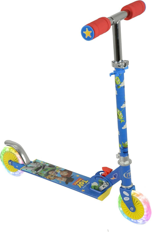 Toy Story Folding Inline Scooter with Light Up Wheels