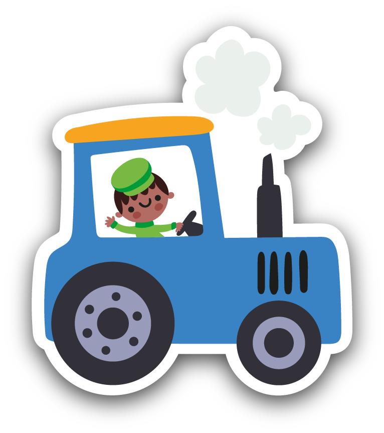 Silicone Sticker Book - Farm