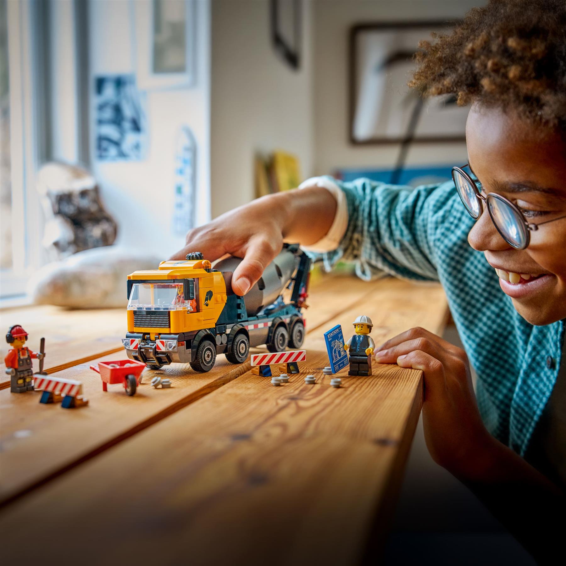 LEGO City Cement Mixer Truck Construction Toy 60478