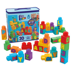 MEGA Bloks ABC Building Bag 30 Piece Set