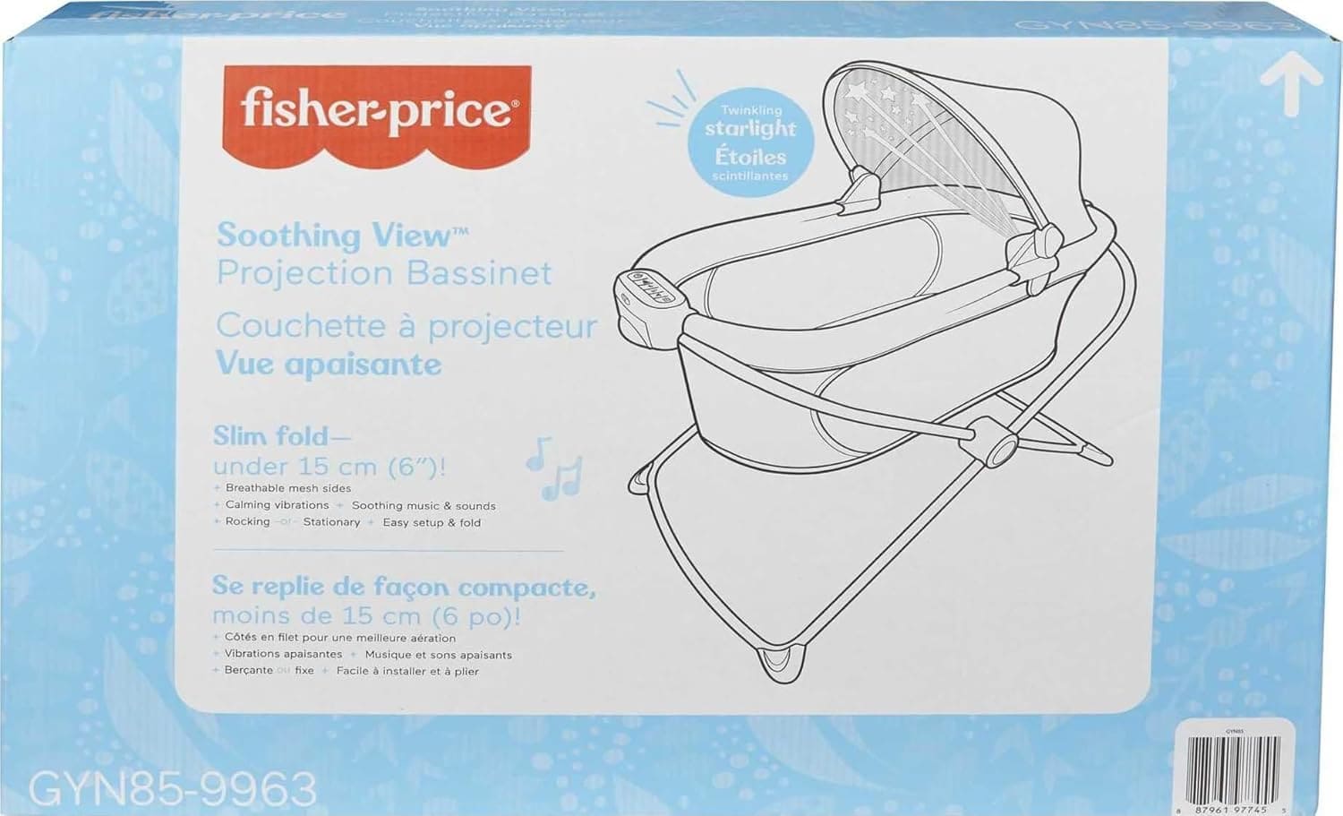 Fisher-Price Soothing View Projection Bassinet