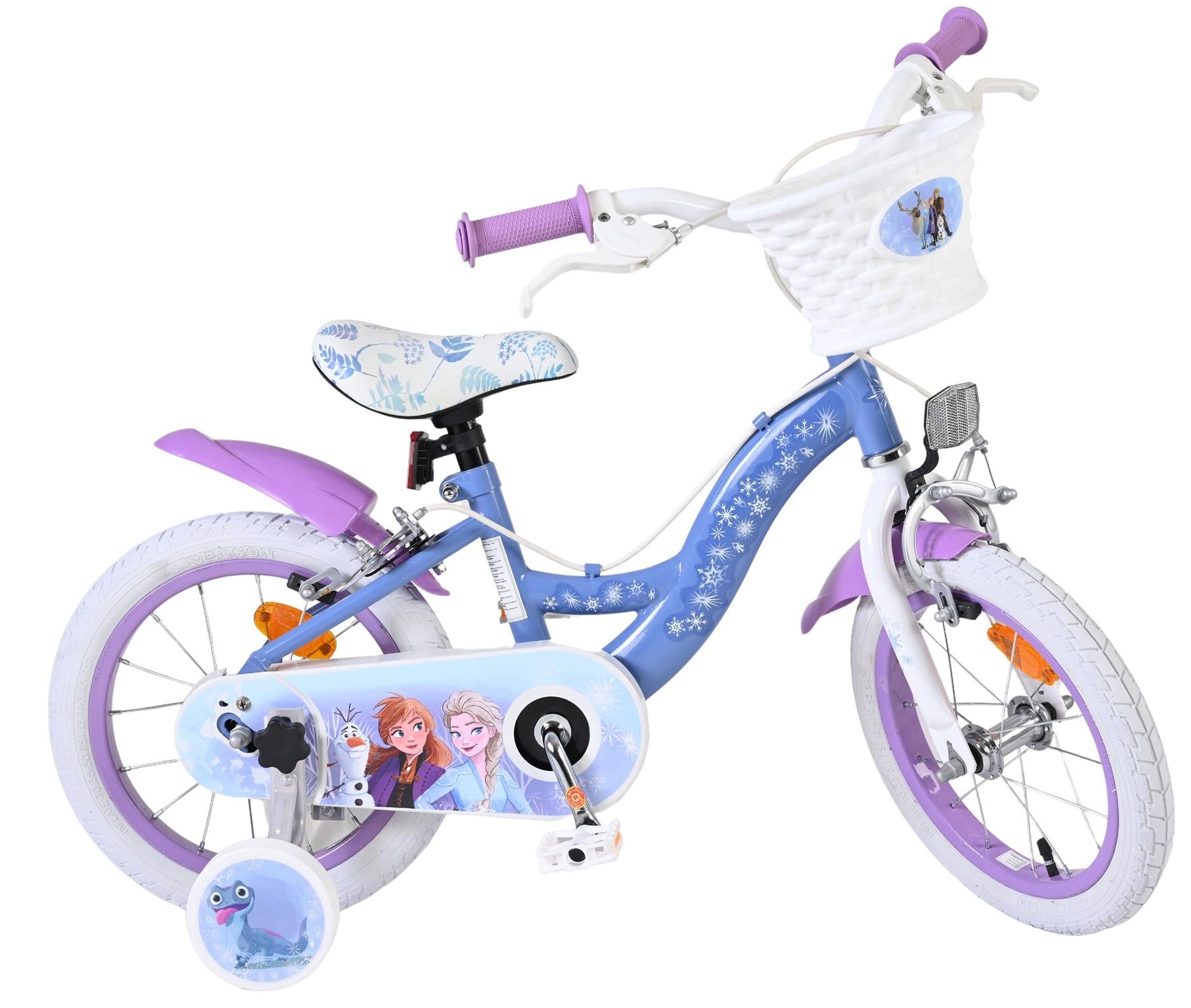 Disney Frozen 2 Children's 16 Inch Bike - Blue/Purple