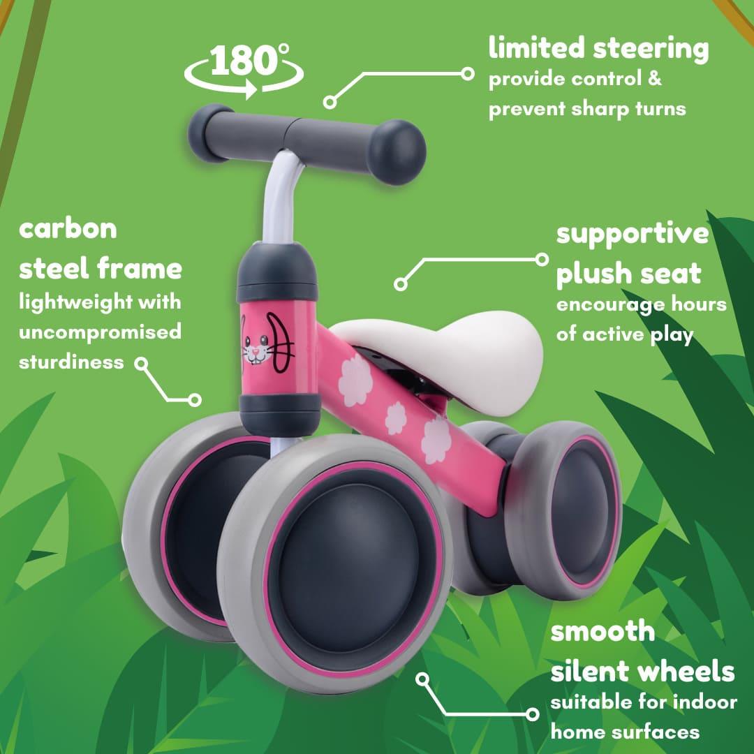 Boldcube Baby Balance Bike - Bonnie Bunny