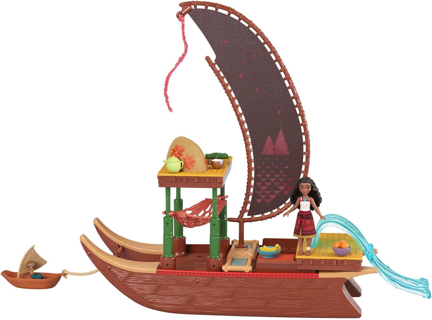 Disney Moana 2 Moana’s Adventure Canoe Playset