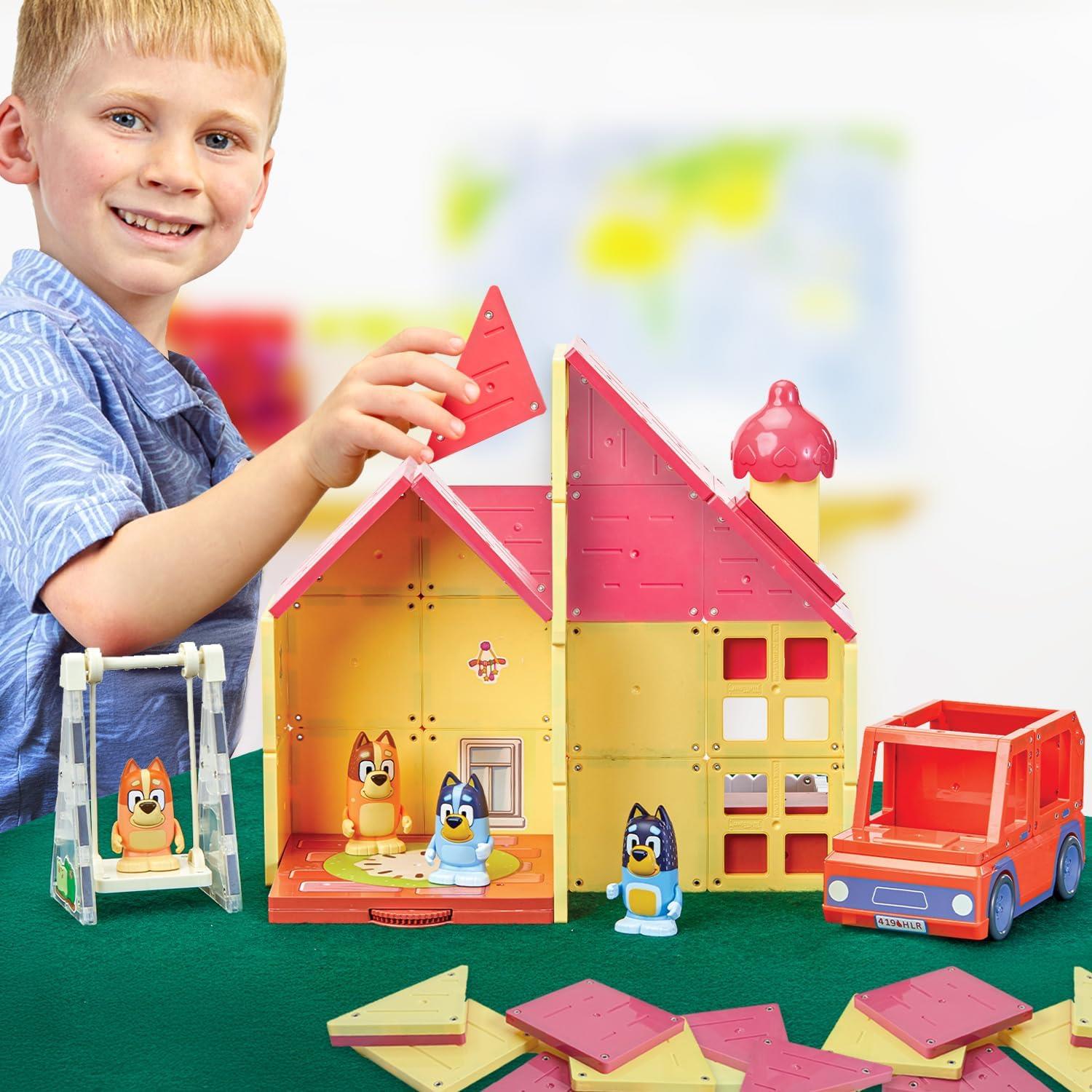 Bluey Tile Town House & Car Exclusive Set