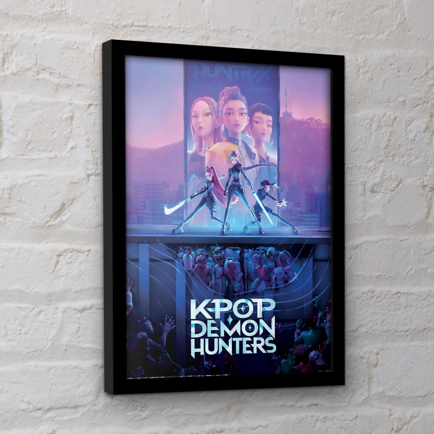 KPop Demon  Hunters Key Art Framed Collector Print
