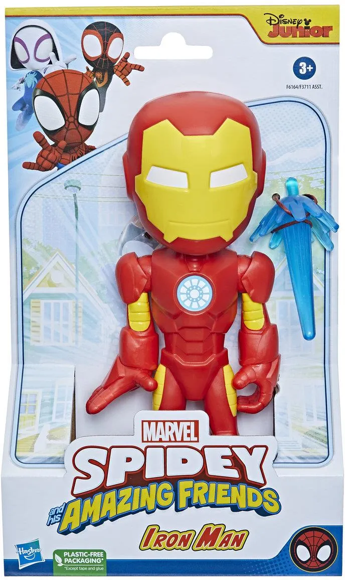 Spidey and His Amazing Friends 9 Inch Supersized Figure - Iron Man