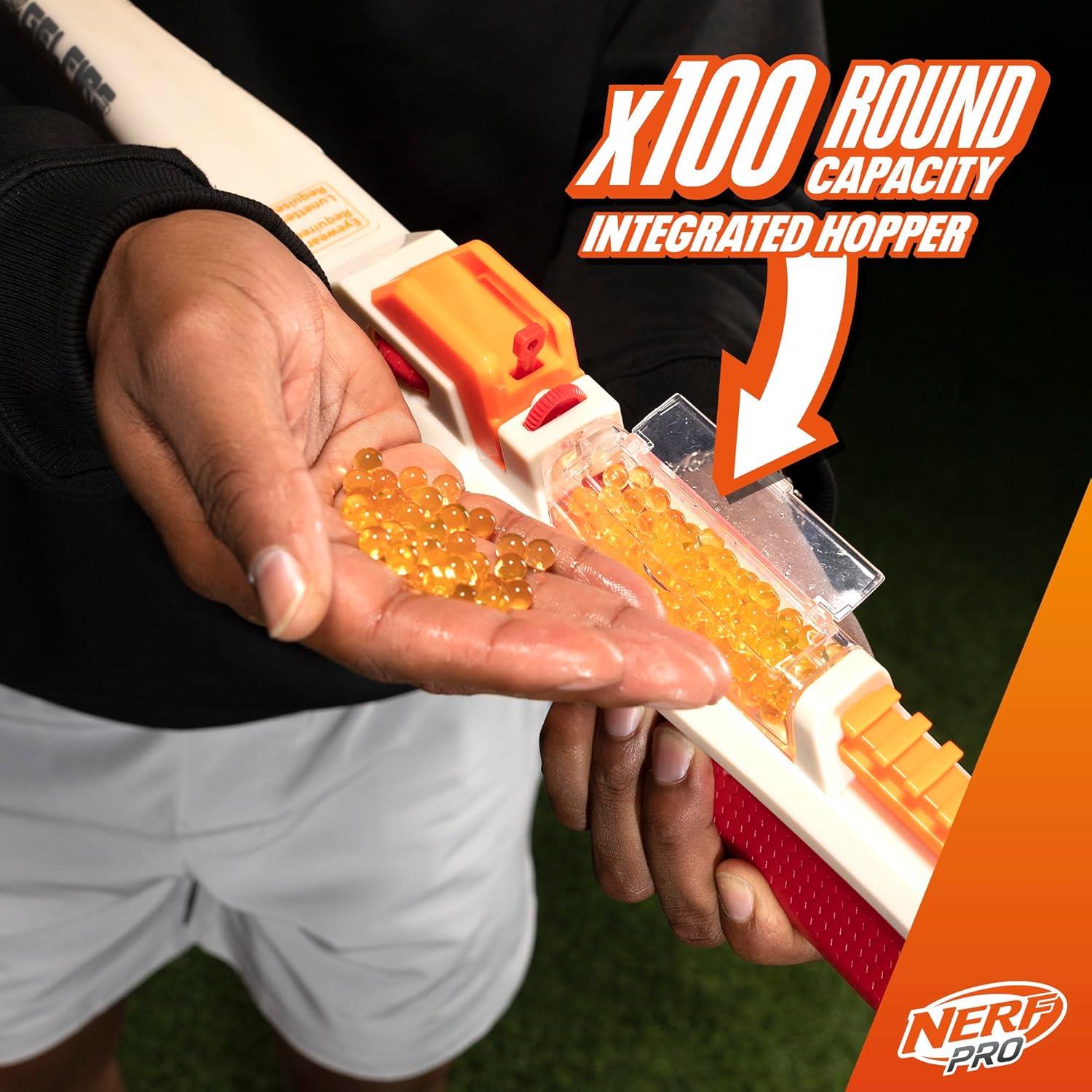 Nerf Pro Gelfire Ghost Bolt Action Blaster with 5000 rounds