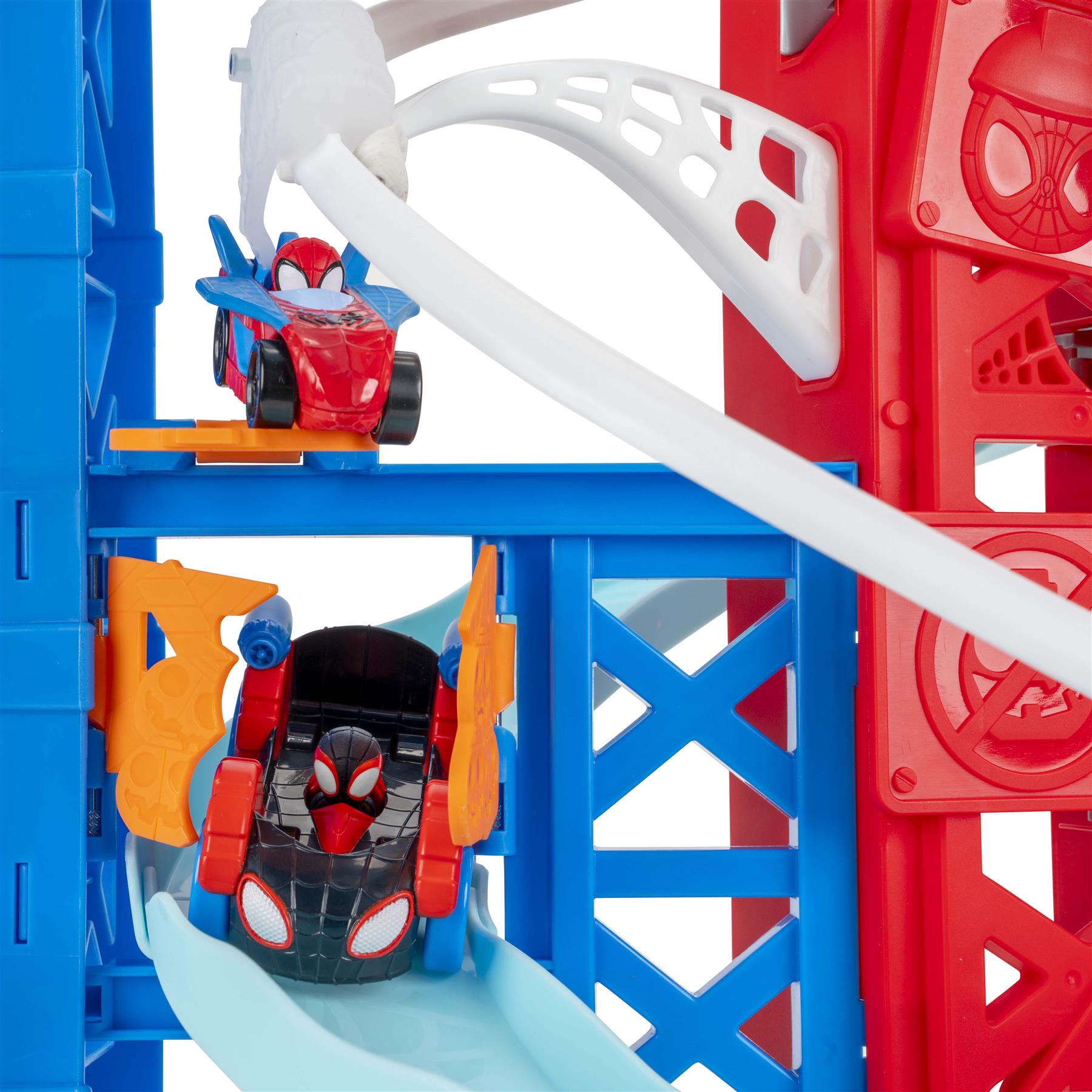 Marvel Spidey and His Amazing Friends Construction Zone Chaos Track Set