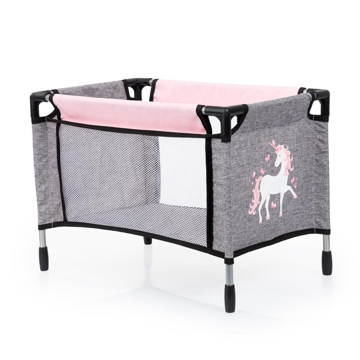 Bayer Doll Pram City Star Mega Set - Pink & Gray