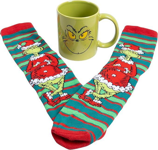 The Grinch Mug & Socks Set