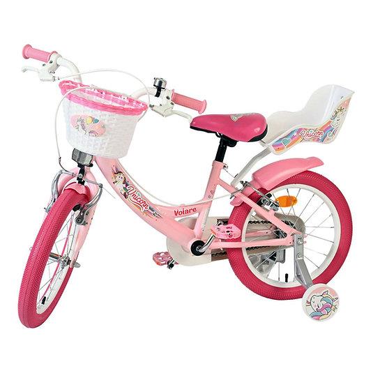 Volare Unicorn 16-Inch Bike - Pink